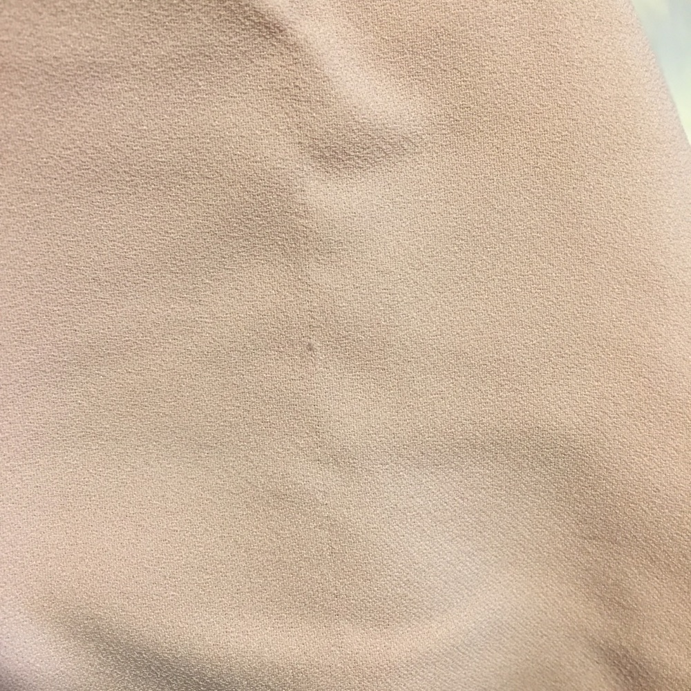 ~1X~ Victoria Beckham Blush Bunny Collared Dress - Picture 7 of 7